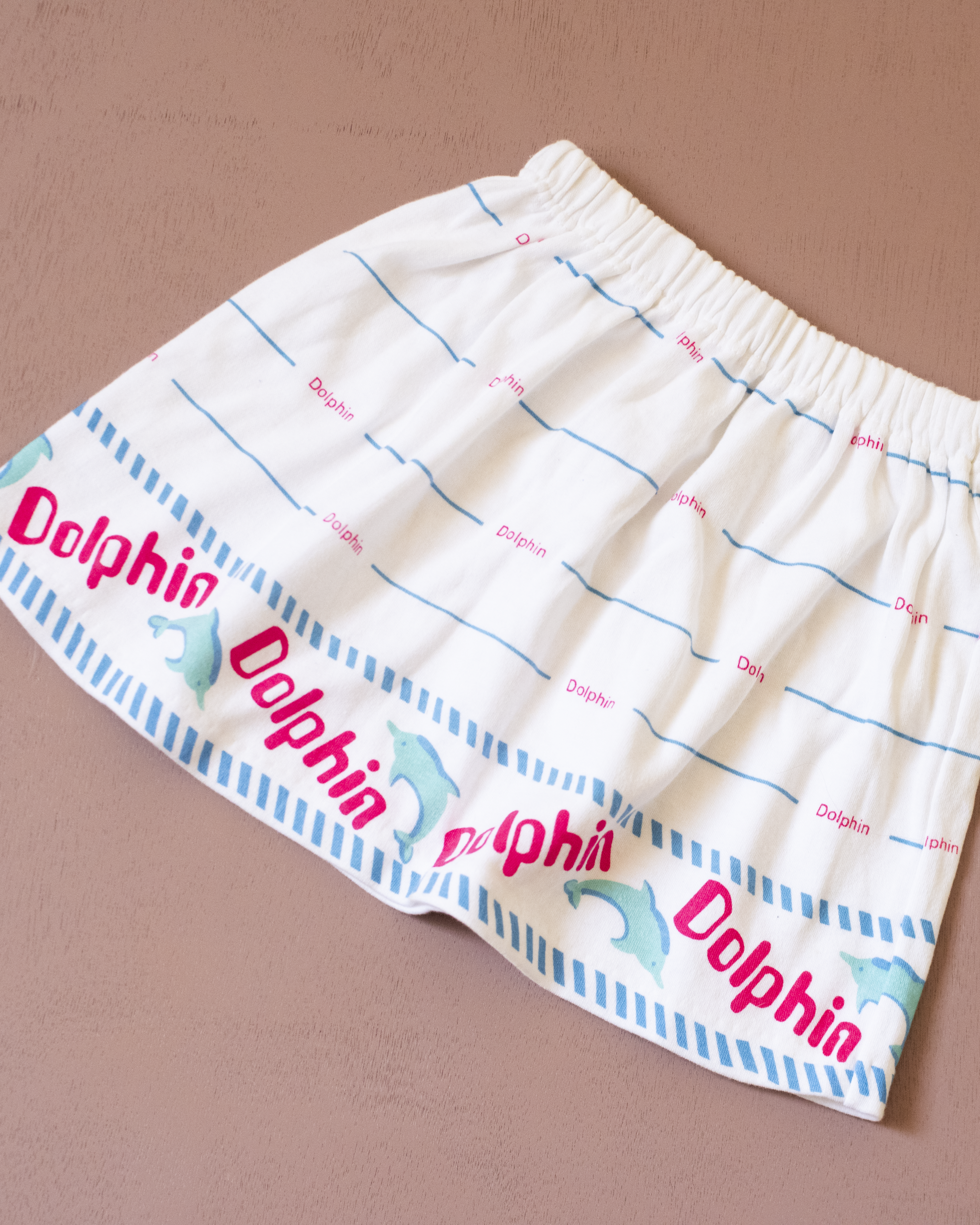 Skirt with a view and trees | French deadstock | 3-4 years
