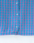 חולצת משבצות בגווני סגול טורקיז | 5-6 שנים