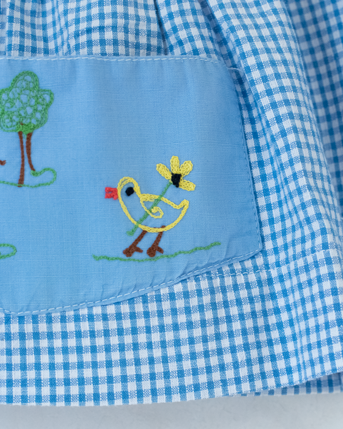Plaid shirt with embroidery | 9-12 months