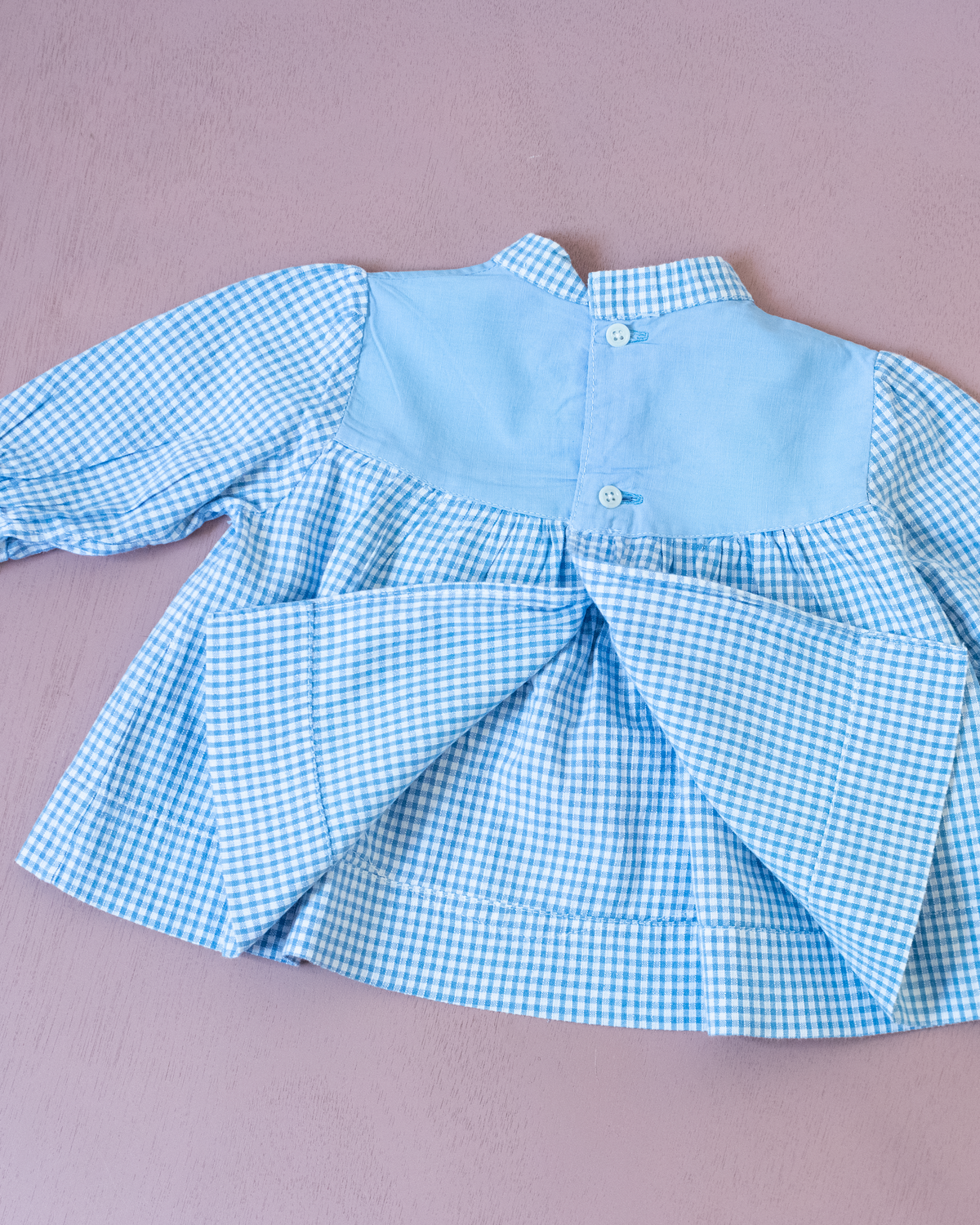 Plaid shirt with embroidery | 9-12 months