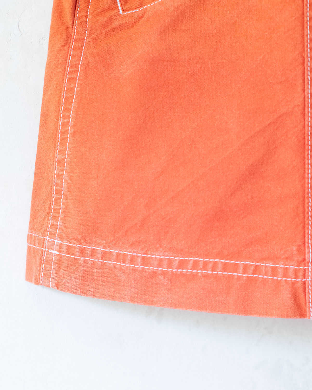 Orange sarafan with embroidery of the king and cat | 9-12 months