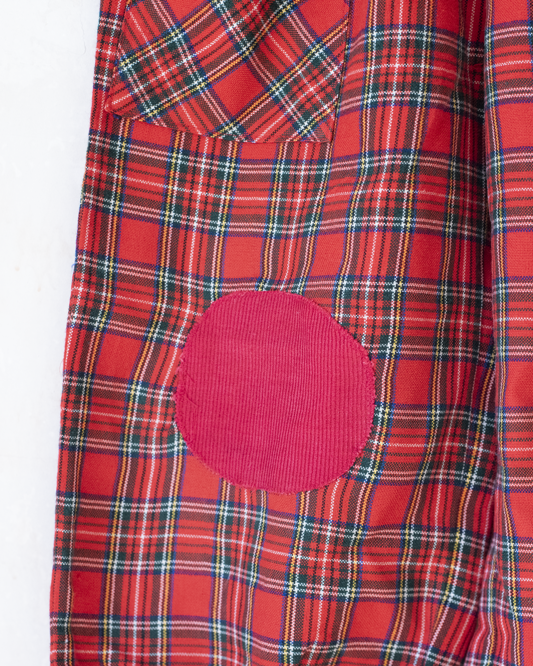 אוברול אדום משובץ | 3-4 שנים