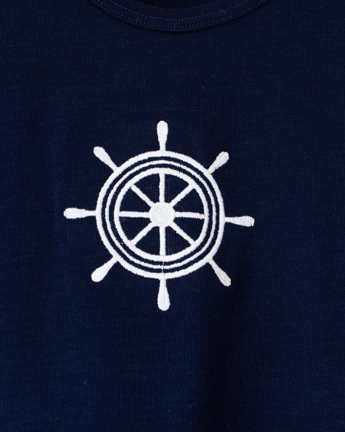Seventies knit top with a ship's wheel | 15-16 years