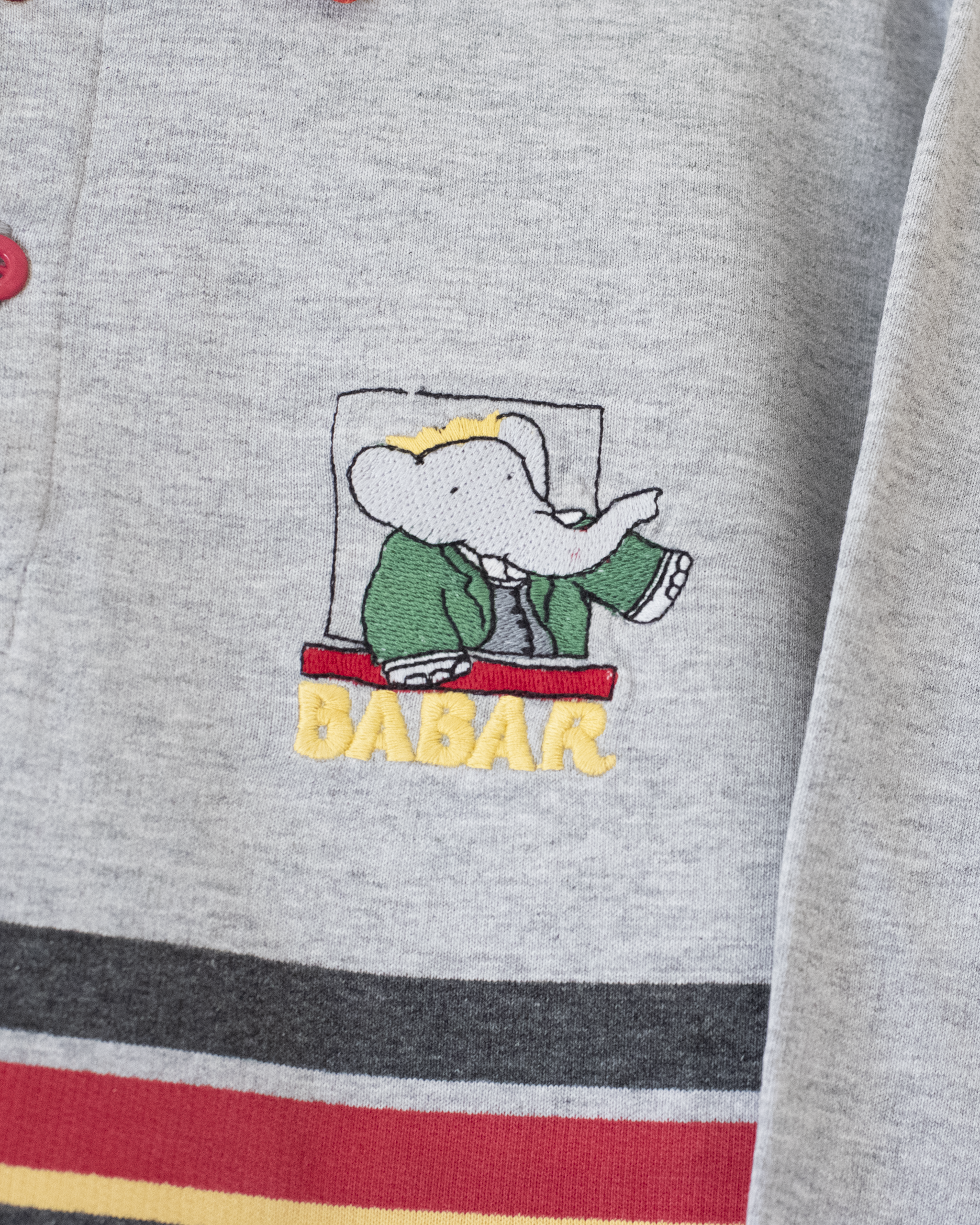 חולצת פולו עם רקמות של המלך בבר | 6-7 שנים