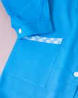 חולצת בית ספר כחולה | דד סטוק מהסבנטיז | 10-11 שנים
