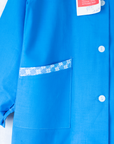 חולצת בית ספר כחולה | דד סטוק מהסבנטיז | 10-11 שנים