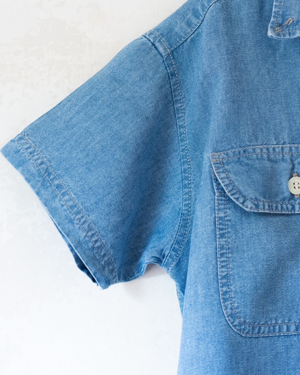 Tintin embroidered denim shirt | 3-4 years