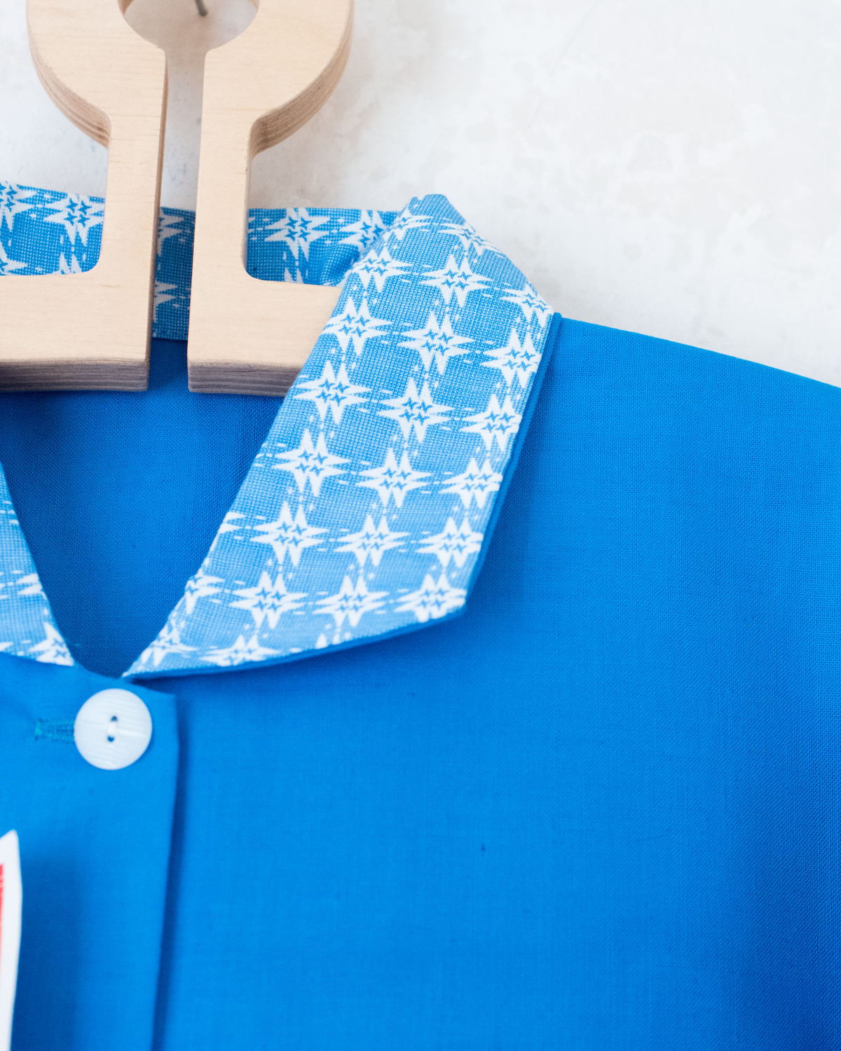 Blue school shirt | Deadstock from the 70s | 10-11 years