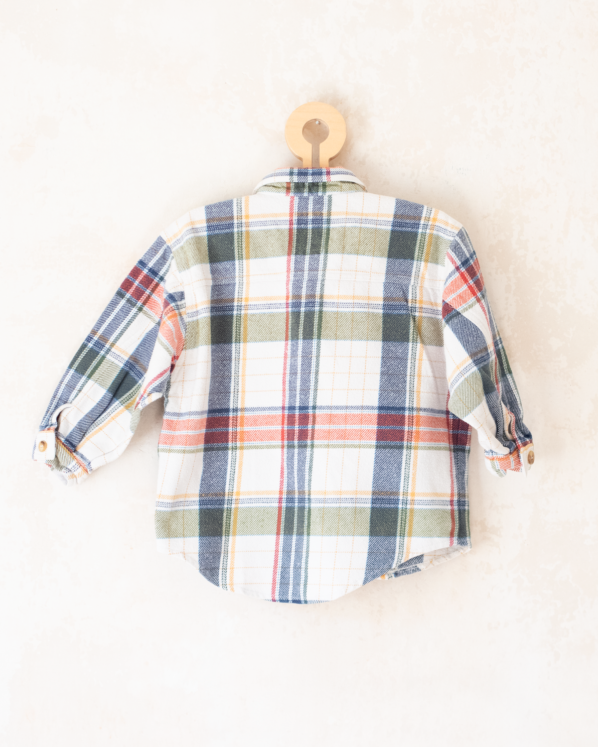 Checked button-up shirt with Tintin | 3-4 years