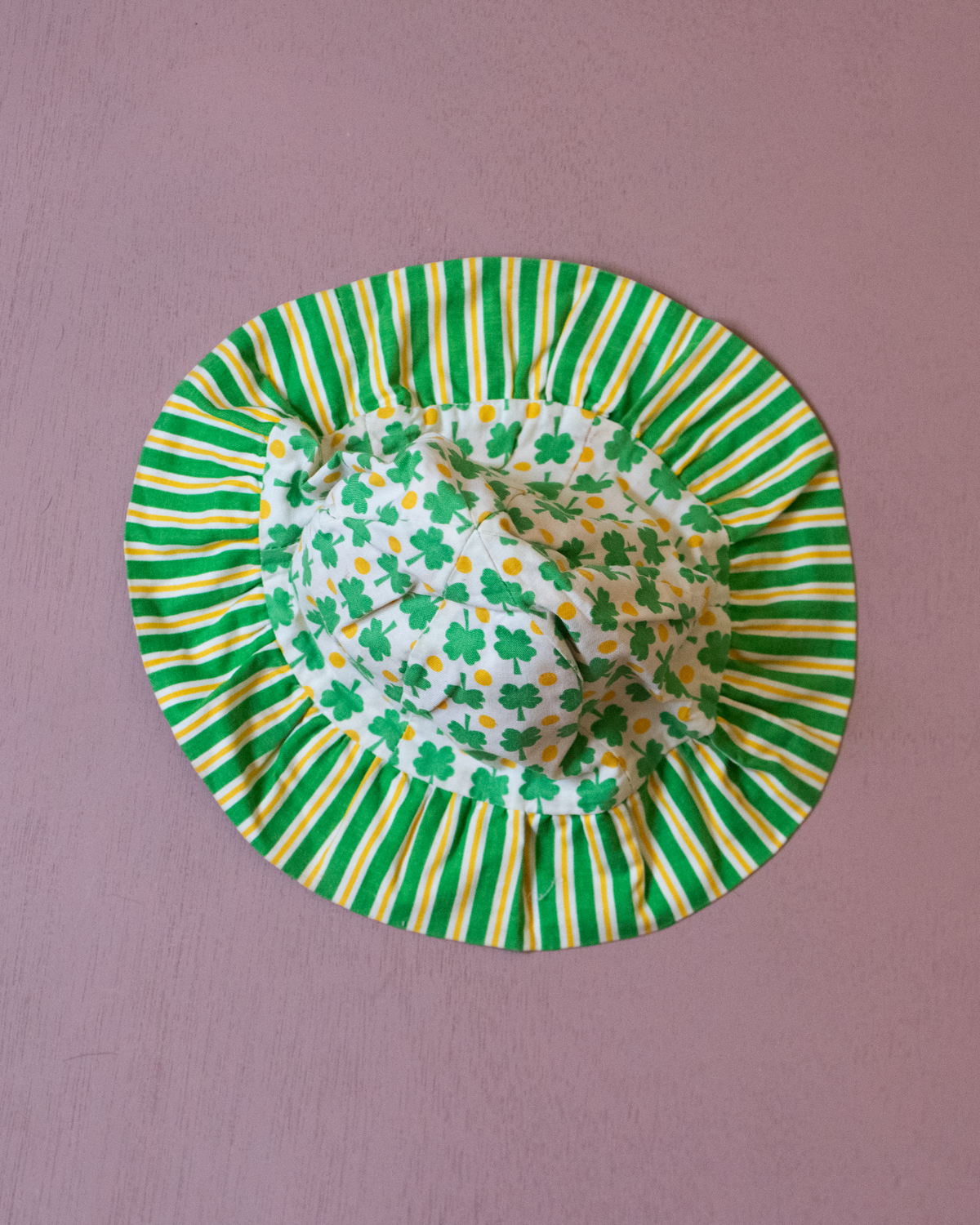 Sixties Tunic and Hat Set with Shamrocks | 6-9 Months