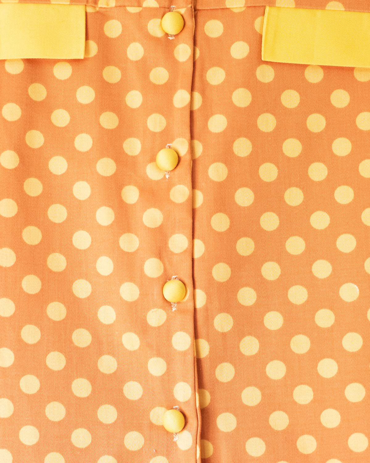 Polka Dot Orange Suit | Deadstock from the Seventies | 7-8 Years