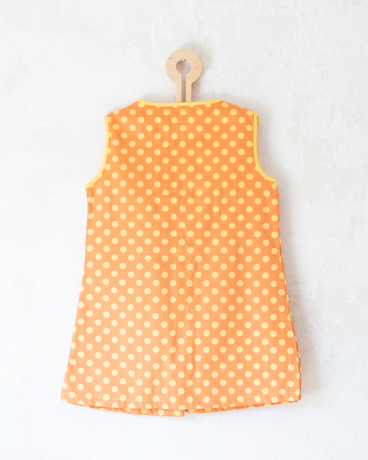 Polka Dot Orange Suit | Deadstock from the Seventies | 7-8 Years