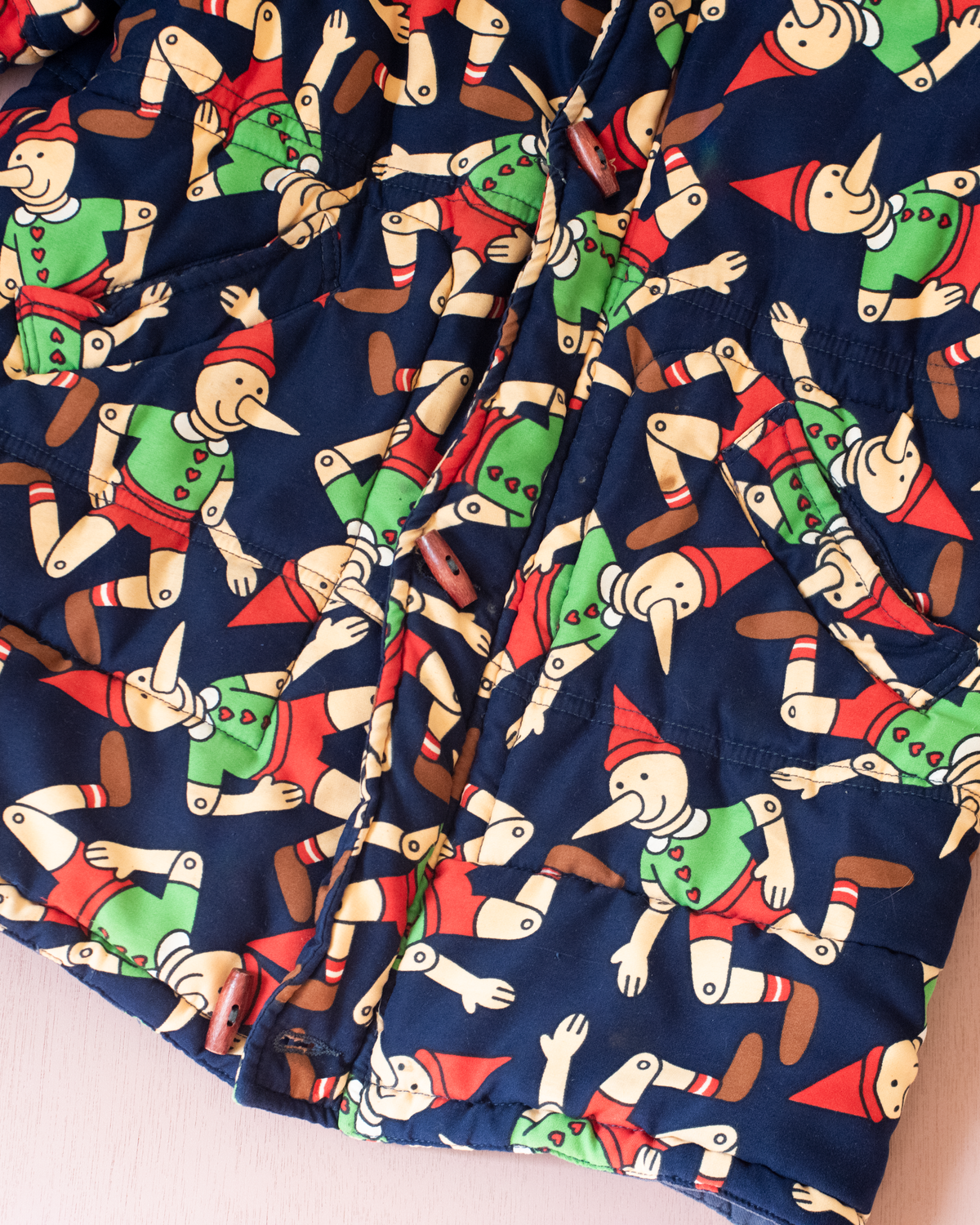 Moschino Pinocchio coat from the nineties | 5-6 years