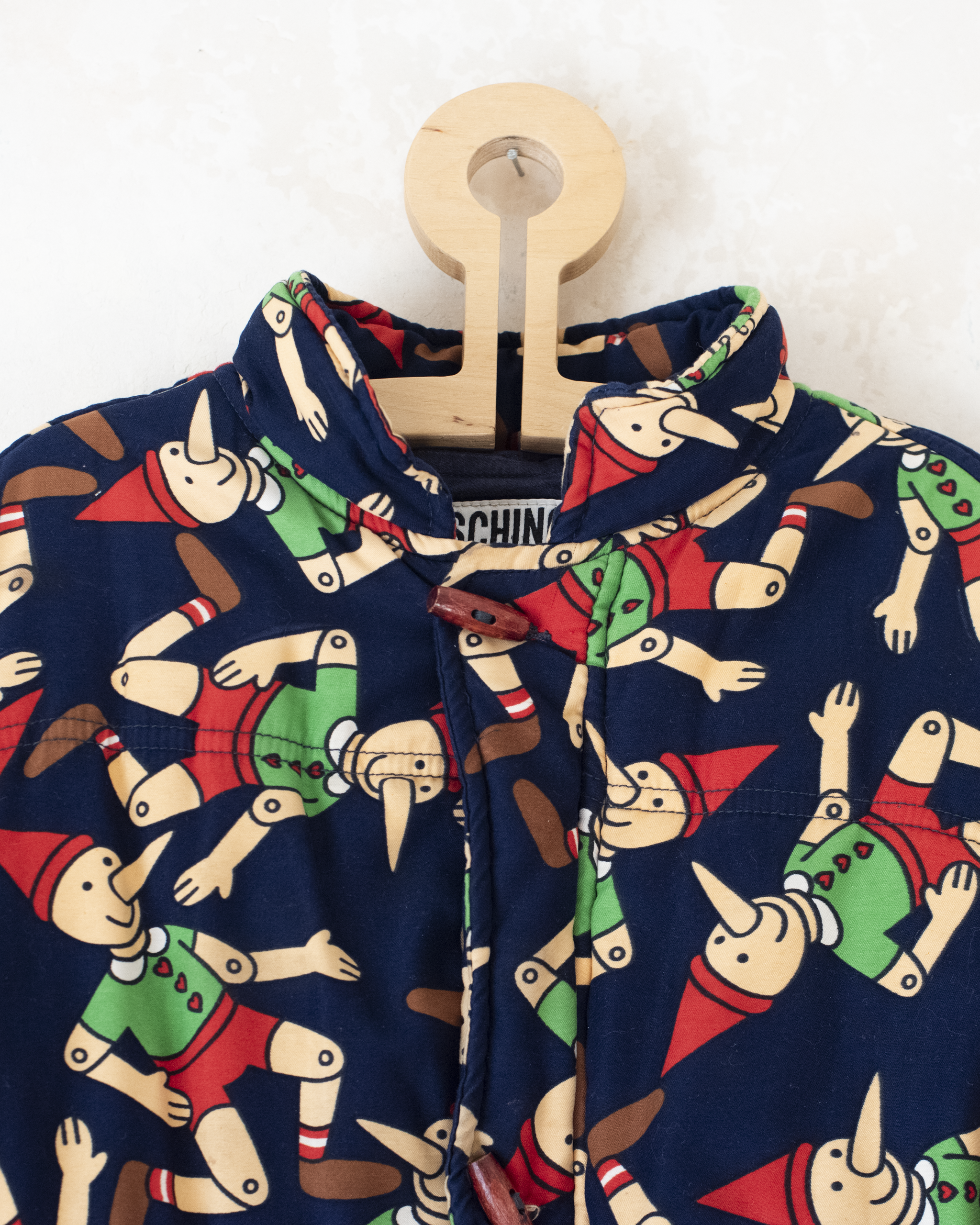 מעיל פינוקיו מבית מוסקינו מהניינטיז | 5-6 שנים
