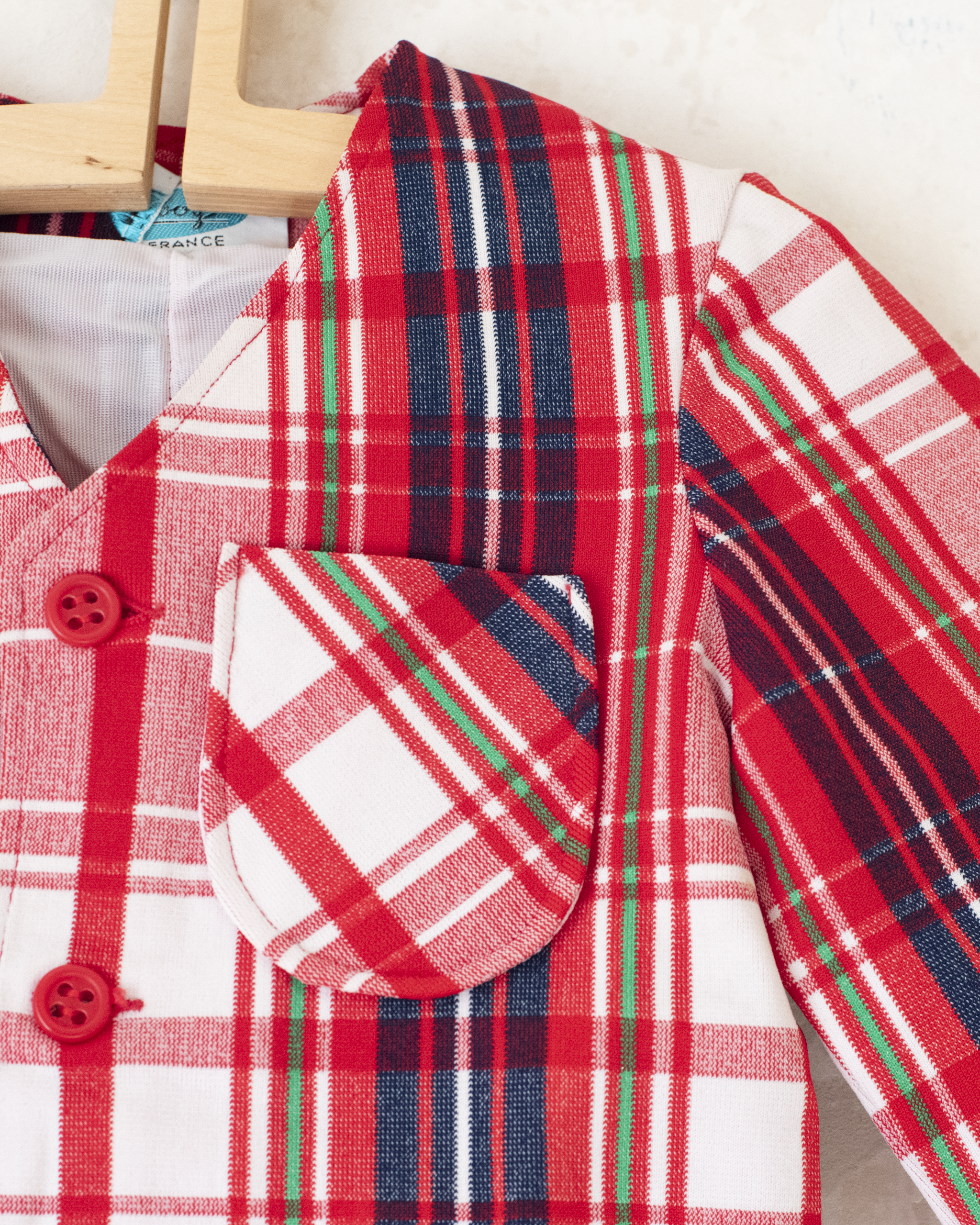 ז׳קט צבעוני משובץ מהסיקסטיז | 5-6 שנים