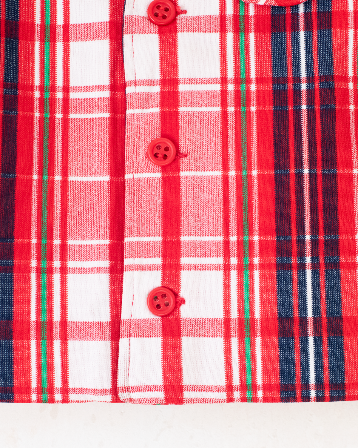 Colorful plaid jacket from the sixties | 5-6 years