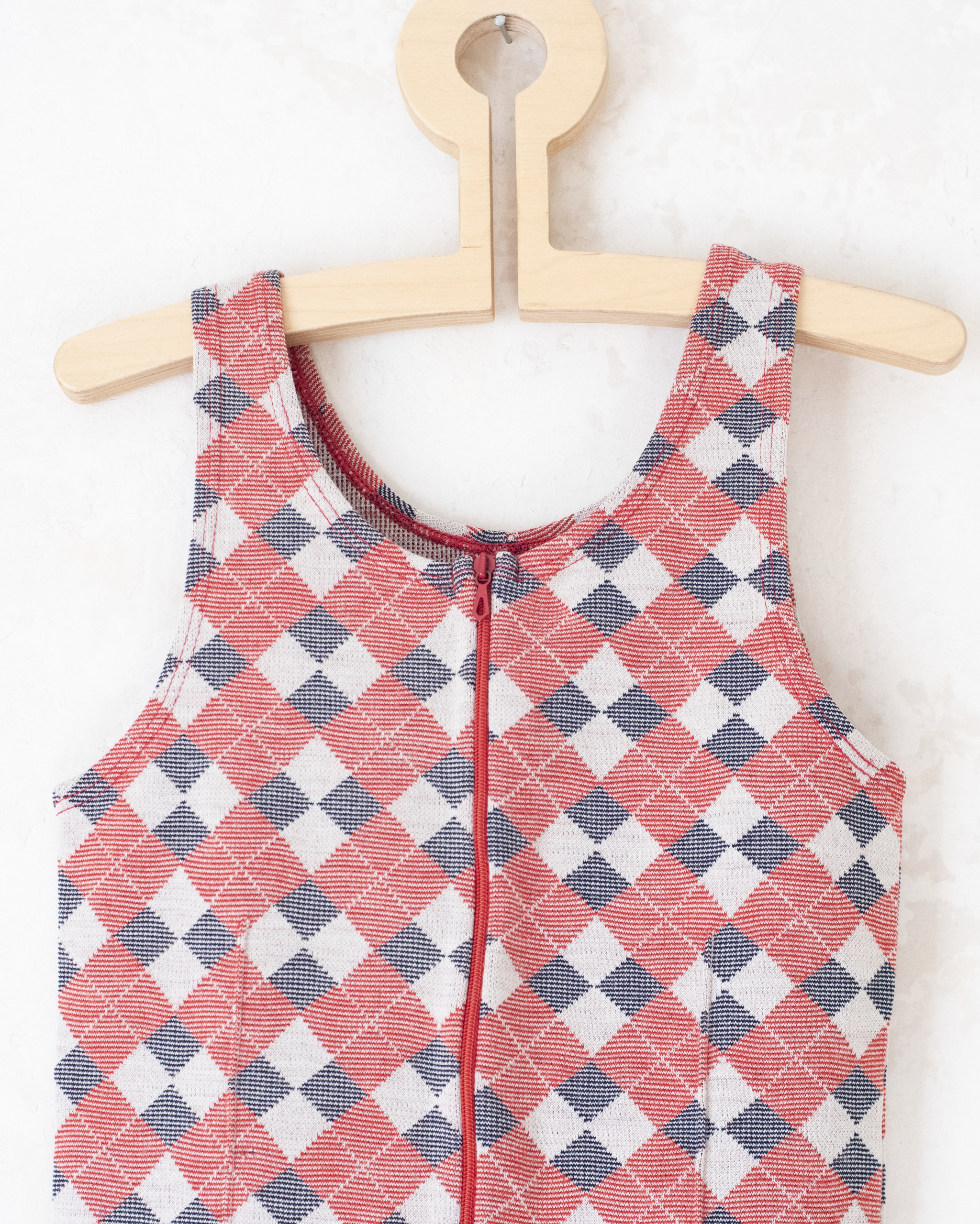 אוברול מעויינים | דד סטוק צרפתי מהסבנטיז | 3-4 שנים