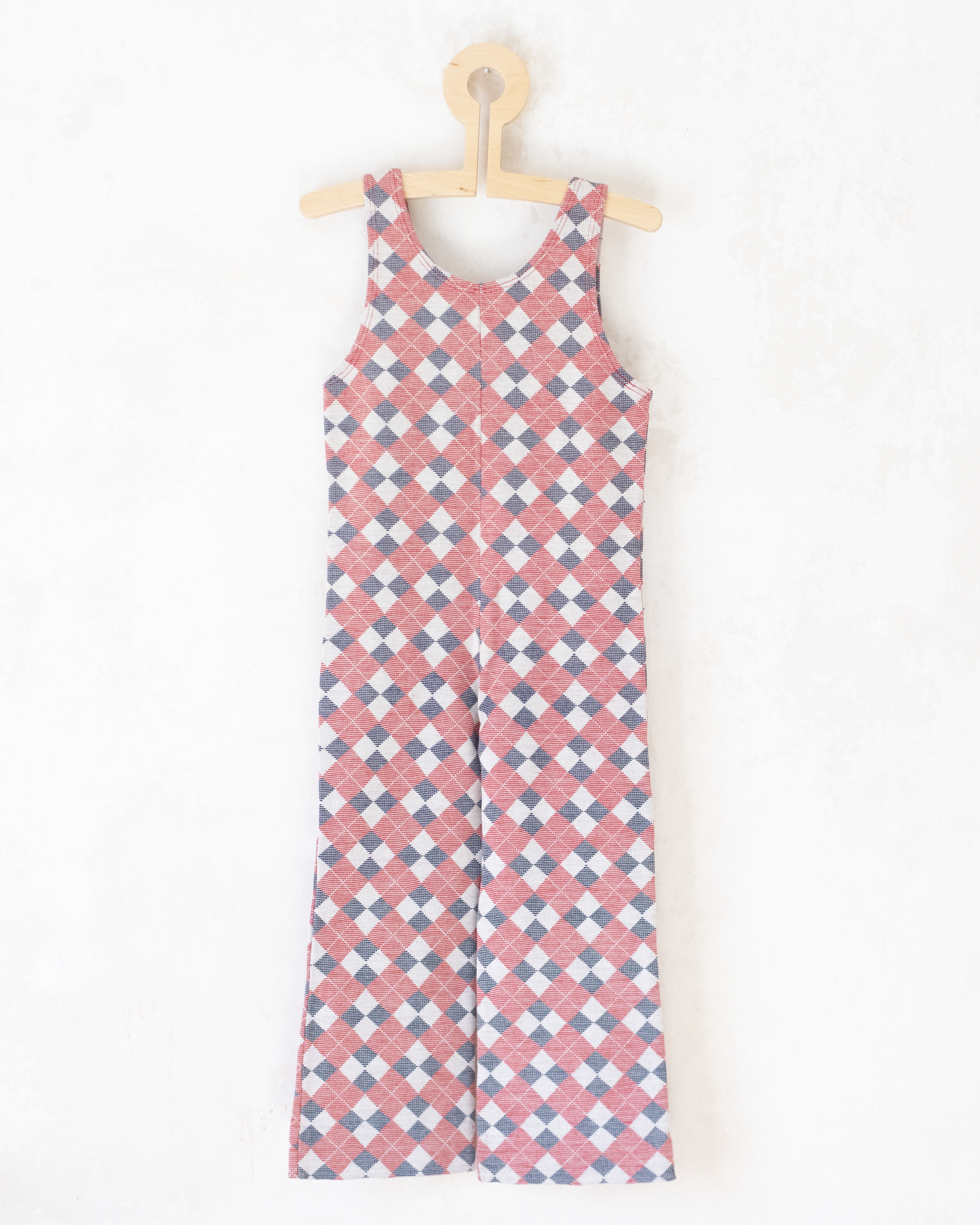 אוברול מעויינים | דד סטוק צרפתי מהסבנטיז | 3-4 שנים