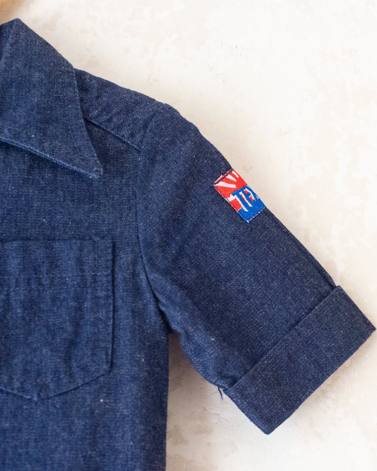 Buttoned denim dress | 4-5 years