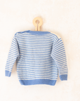 סוודר צמר עם פסים ורכבת | 3-4 שנים