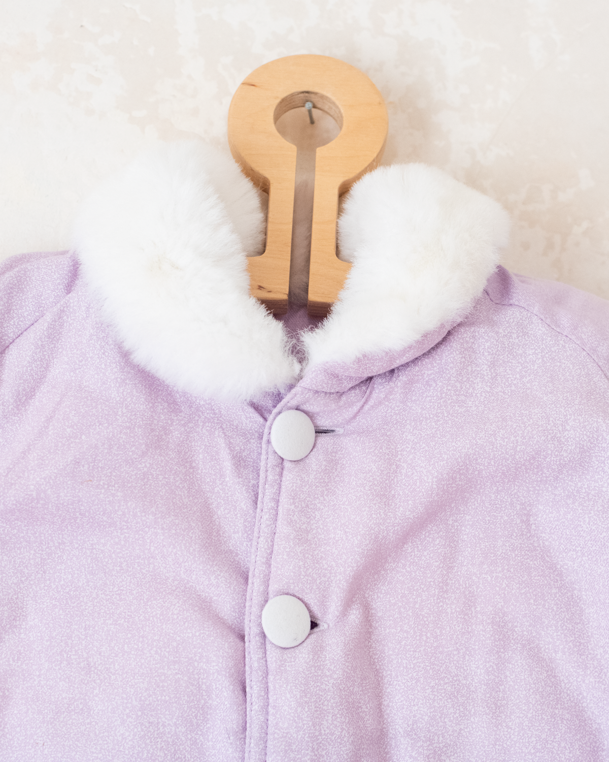 Purple fur coat by Yves Saint Laurent | 12-18 months