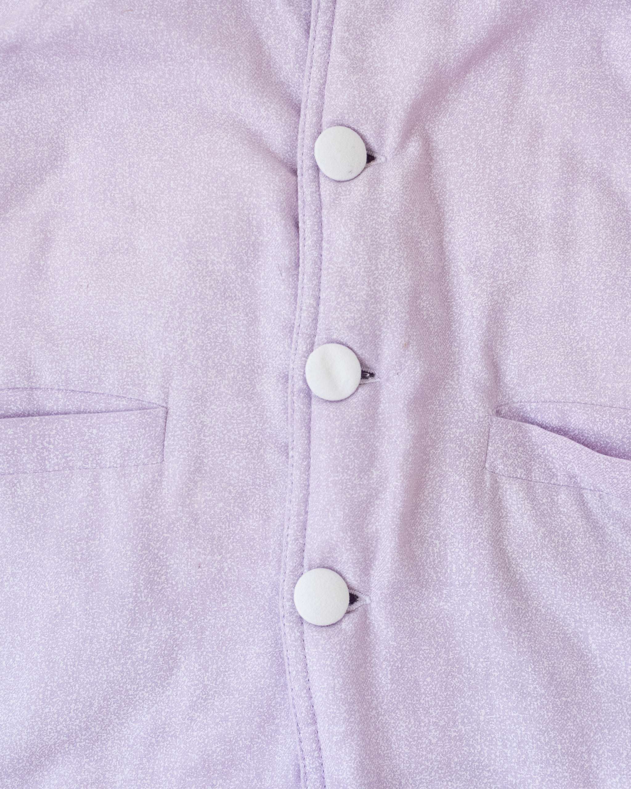 מעיל סגול עם פרווה מבית איב סאן לורן | 12-18 חודשים