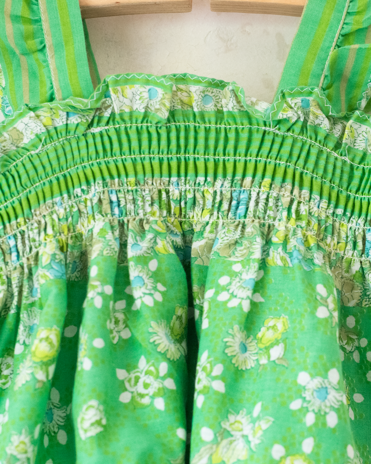 Green floral tunic | 6-9 months