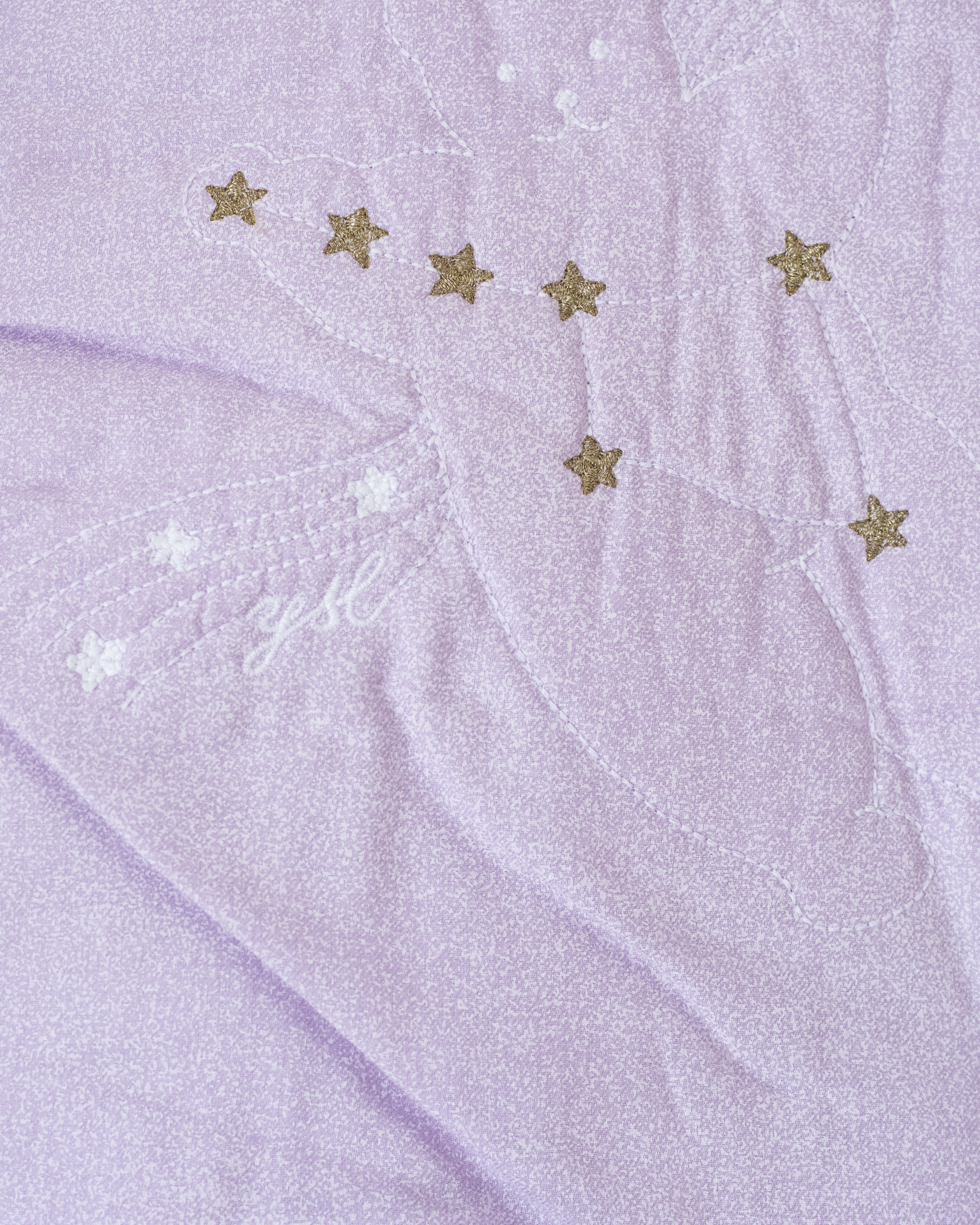 מעיל סגול עם פרווה מבית איב סאן לורן | 12-18 חודשים