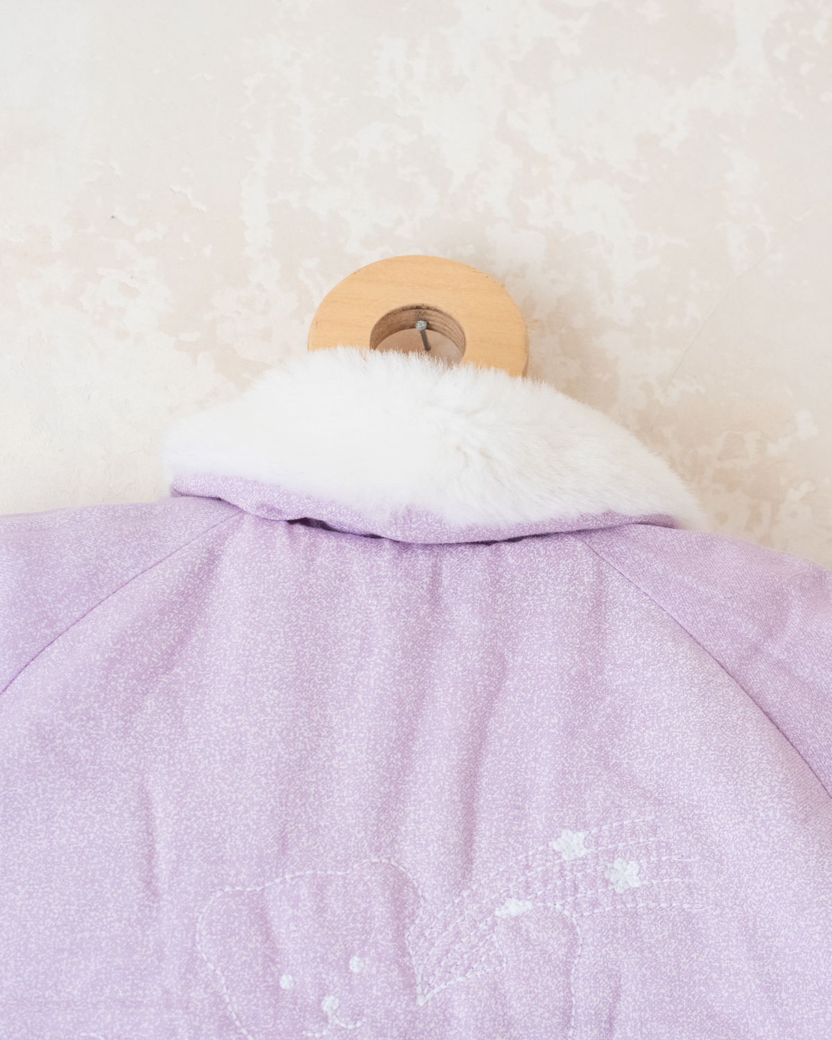 Purple fur coat by Yves Saint Laurent | 12-18 months