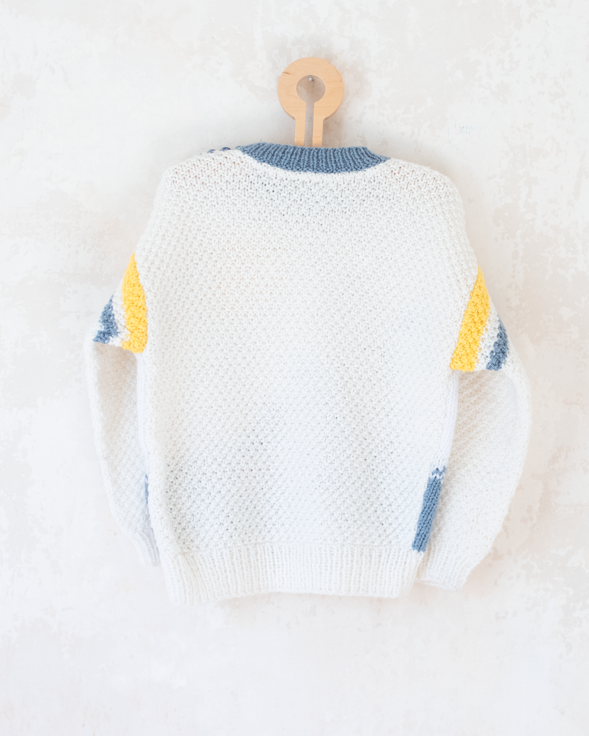Wool sweater with sailboat and sun | 5-6 years
