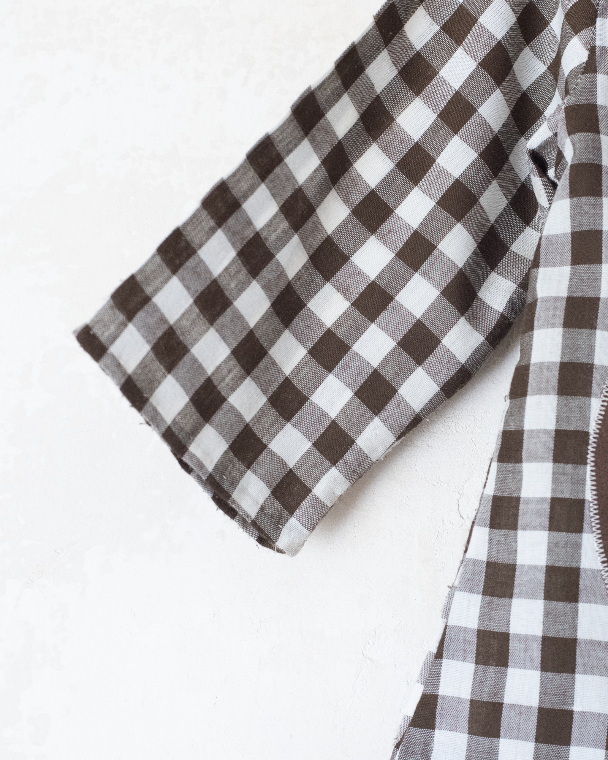 חולצה משובצת עם טלפון | דד סטוק צרפתי | 3-4 שנים