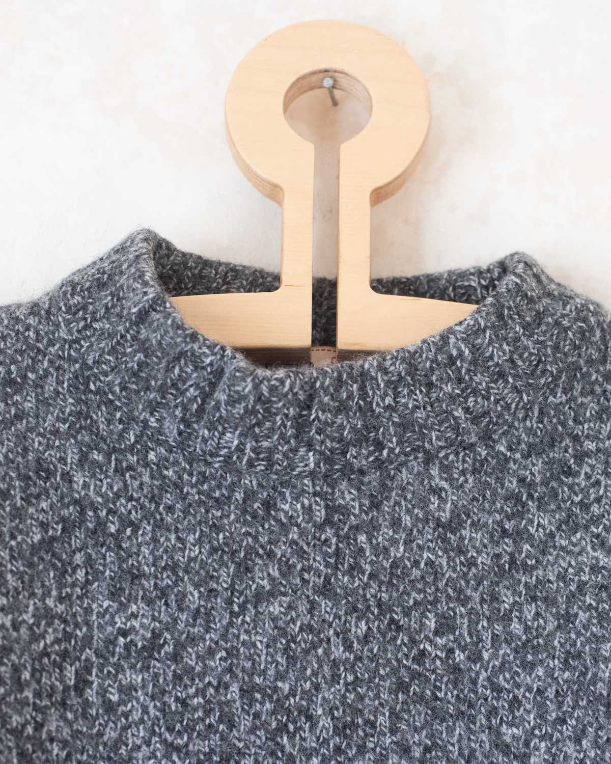 Gray and red sweater with King Bebar embroidery | 5-6 years