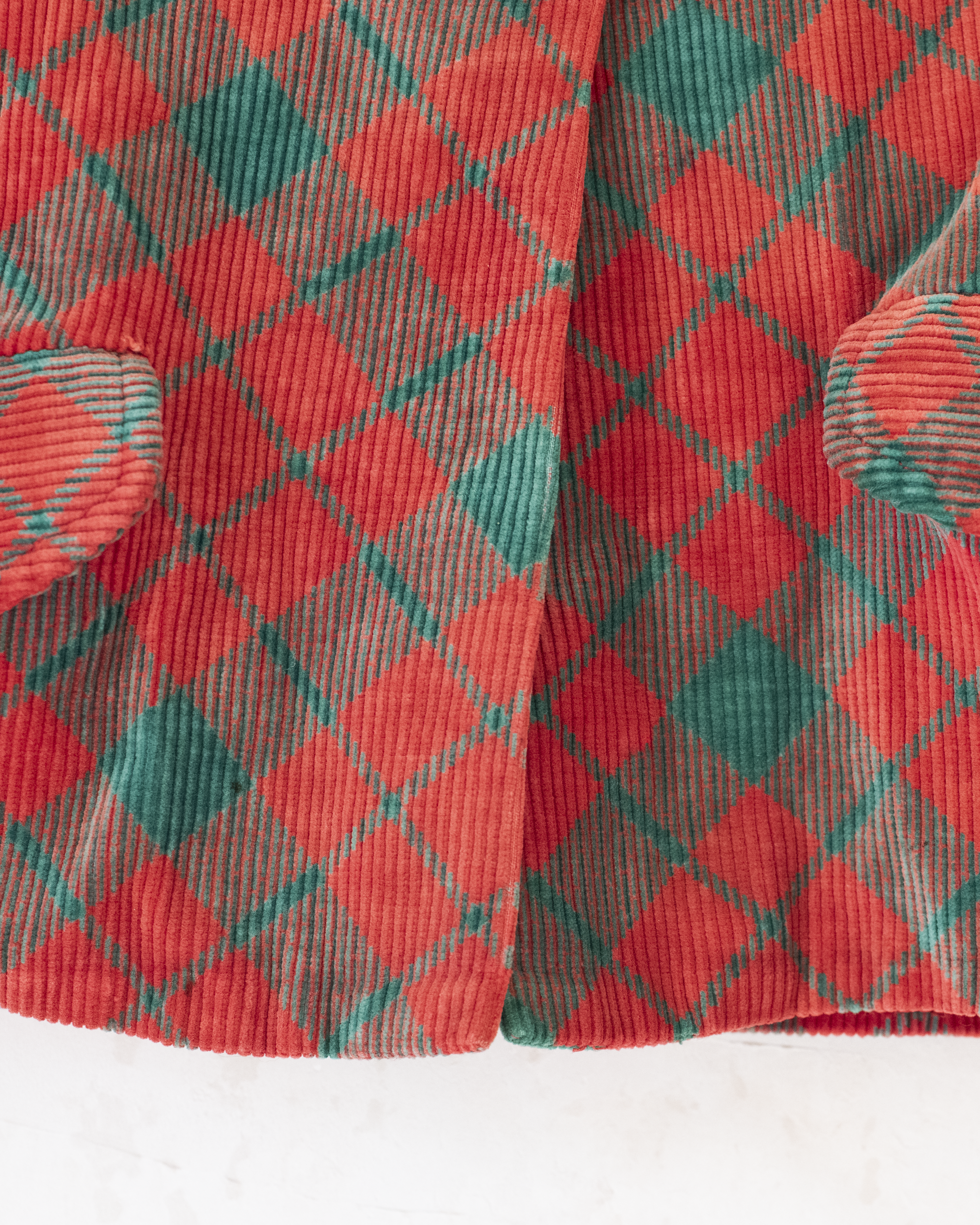 ז׳קט קורדרוי באדום וירוק | 3-4 שנים