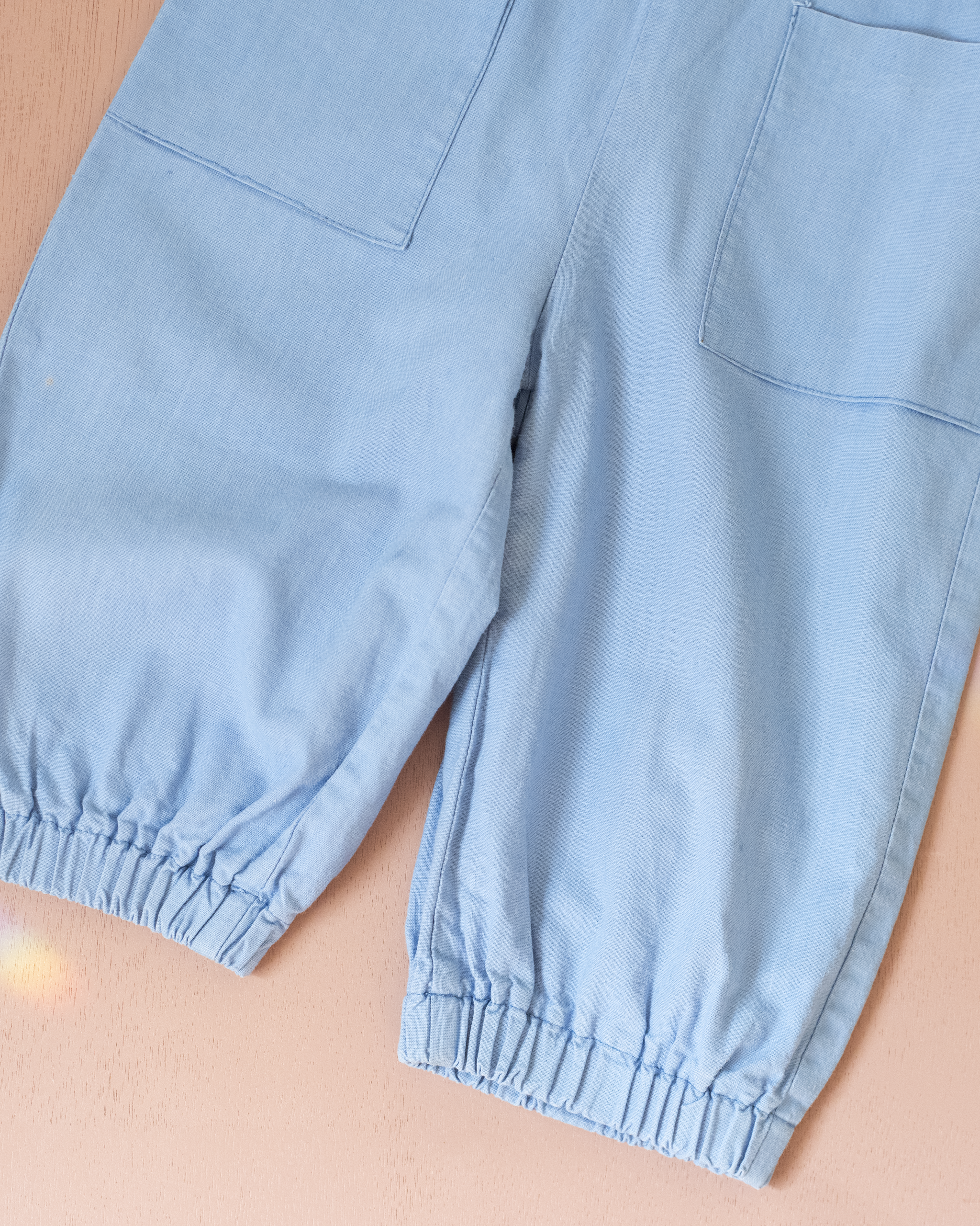 אוברול תכלת עם ימאי על ערסל | 12-18 חודשים