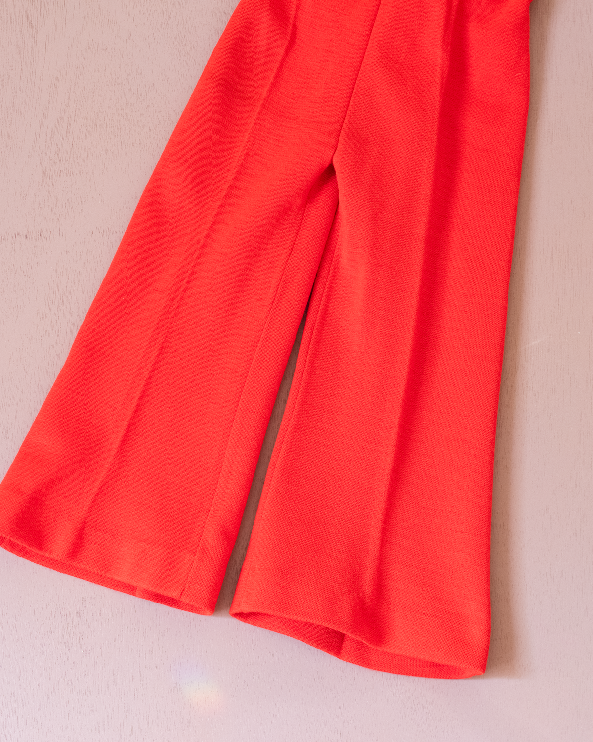 Red seventies jumpsuit | French deadstock | 2-3 years