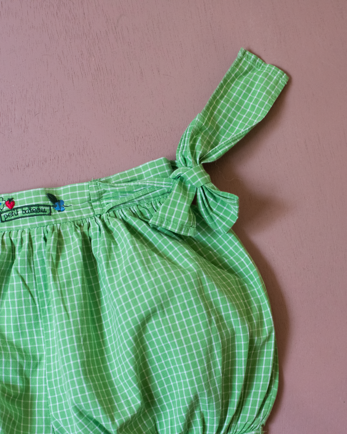 Petite Beto Plaid Shorts | 6-9 Months