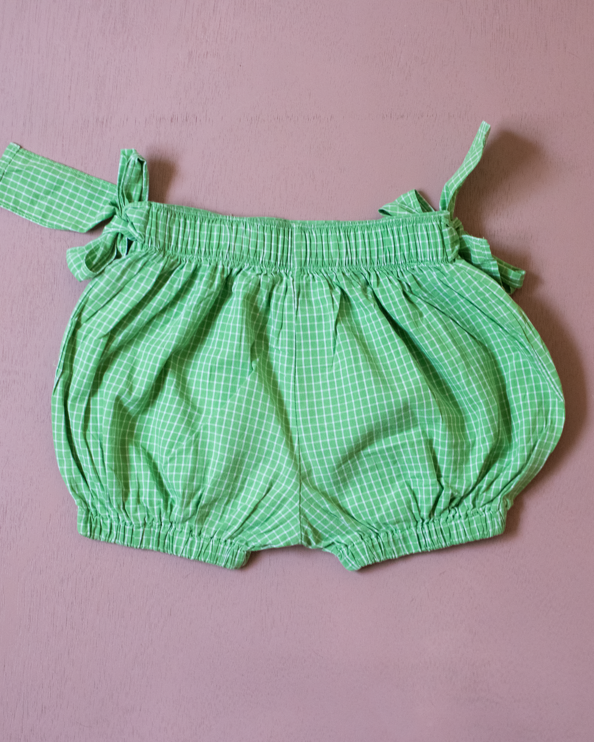 Petite Beto Plaid Shorts | 6-9 Months