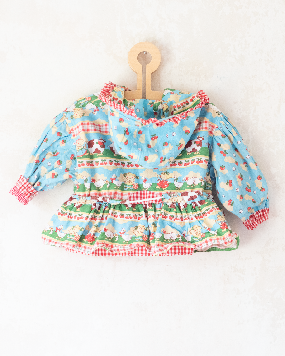 Nostalgic jacket with fruits and animals | 18-24 months