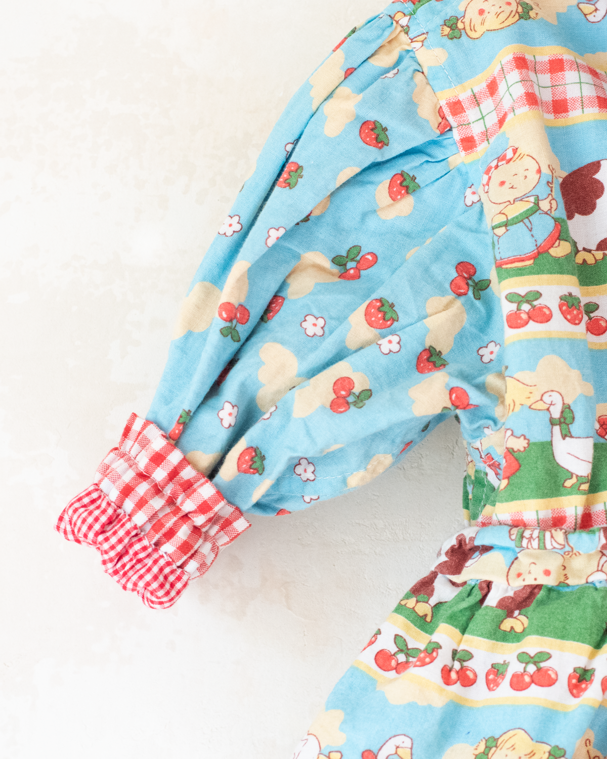 Nostalgic jacket with fruits and animals | 18-24 months