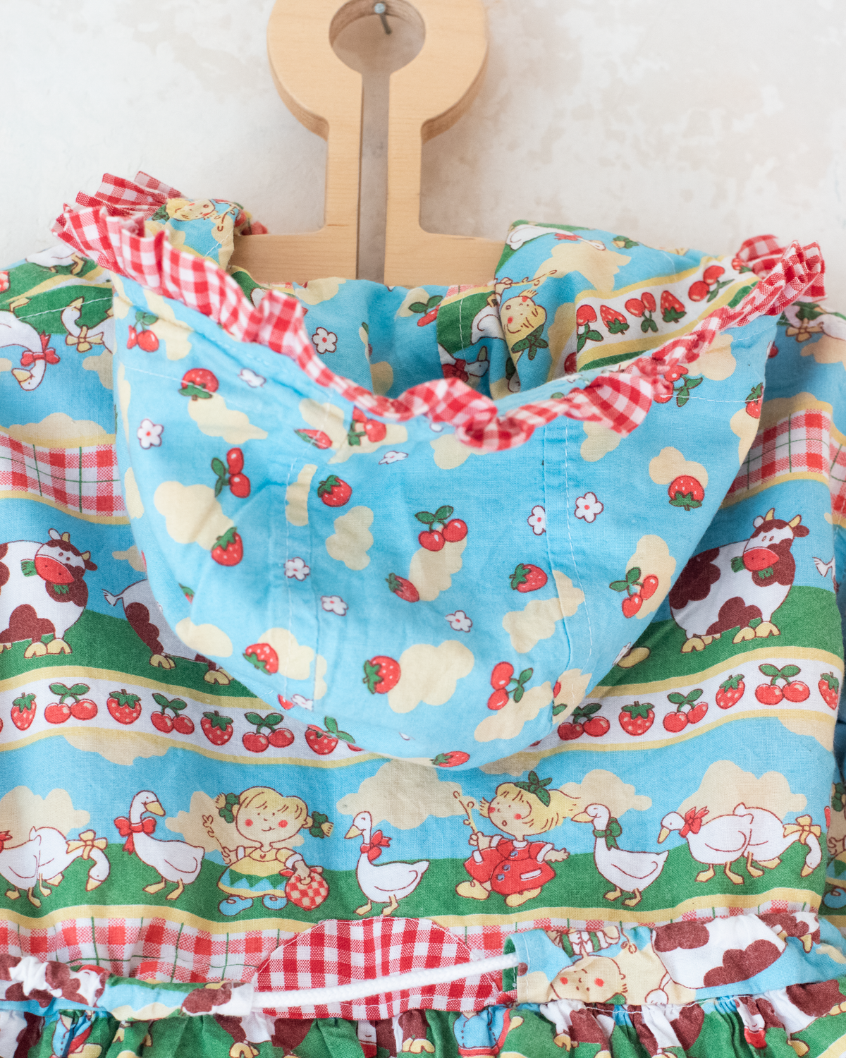 Nostalgic jacket with fruits and animals | 18-24 months