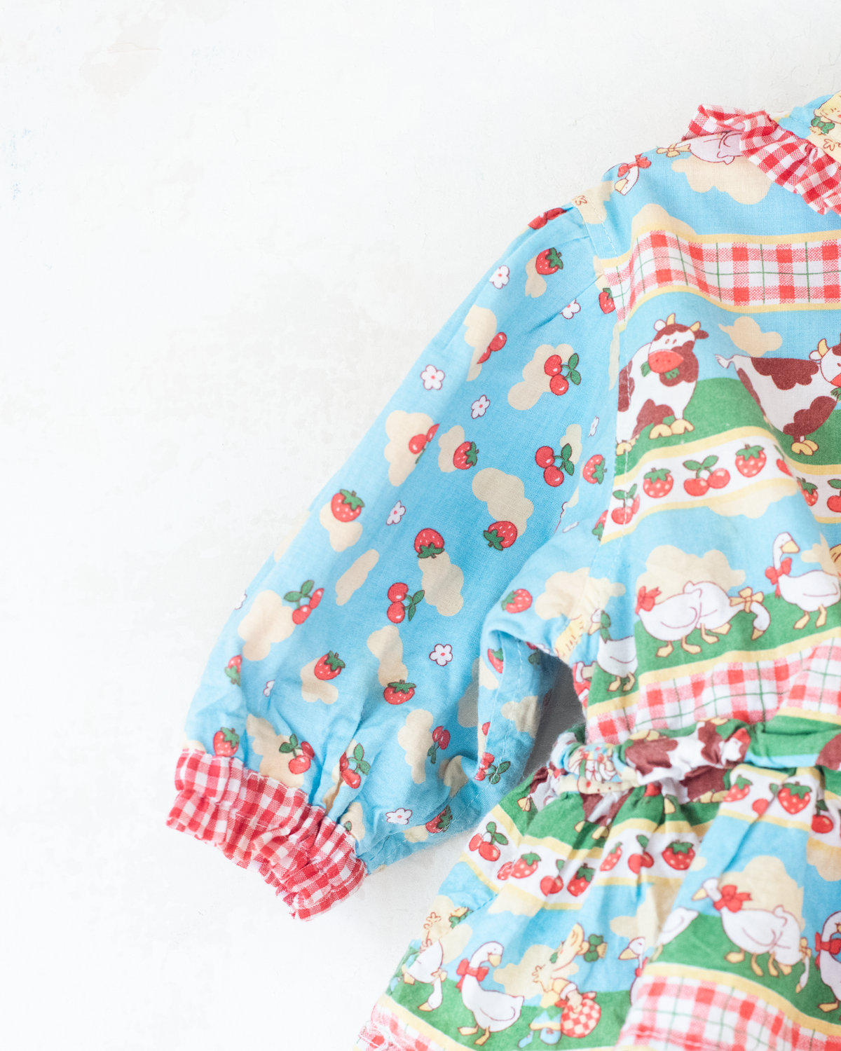 Nostalgic jacket with fruits and animals | 18-24 months