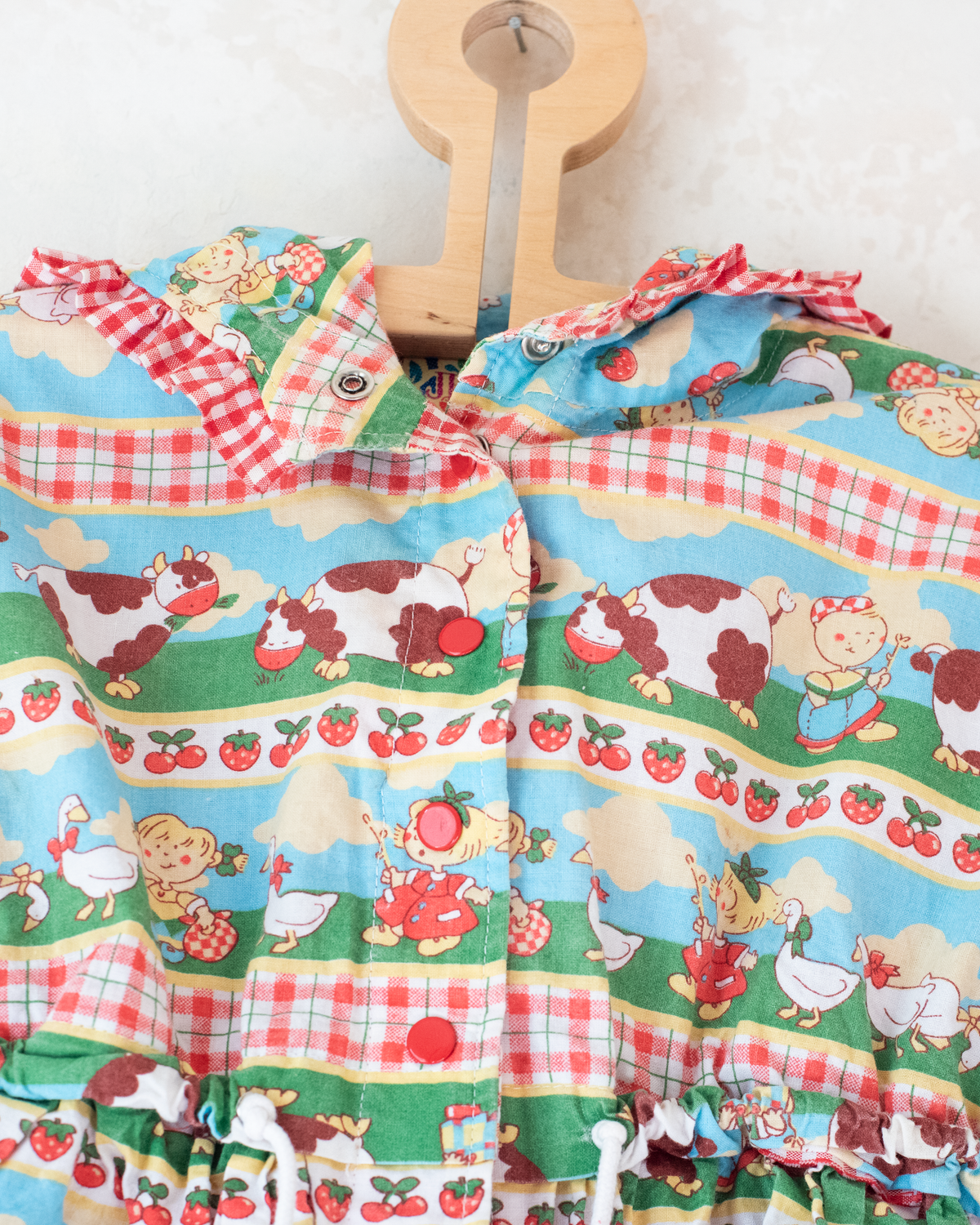 Nostalgic jacket with fruits and animals | 18-24 months