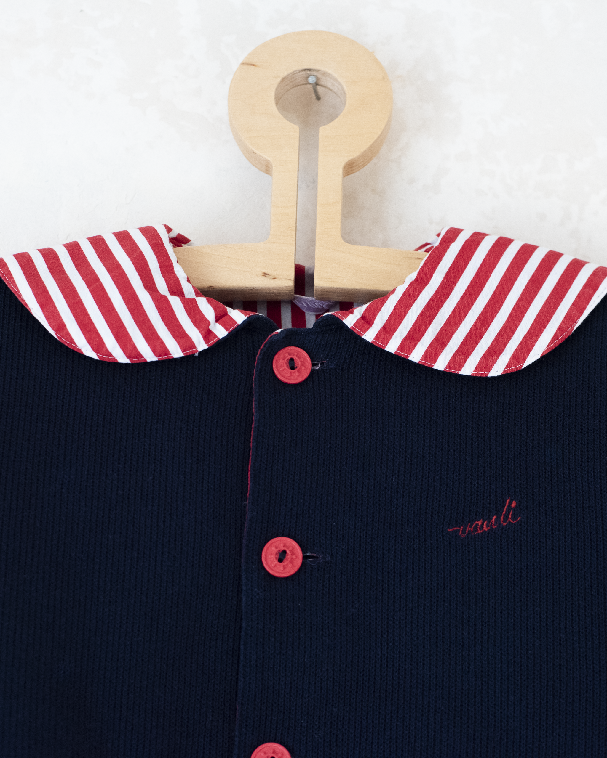 עליונית מלחים כחולה עם פסים | דד סטוק גרמני | 18-24 חודשים