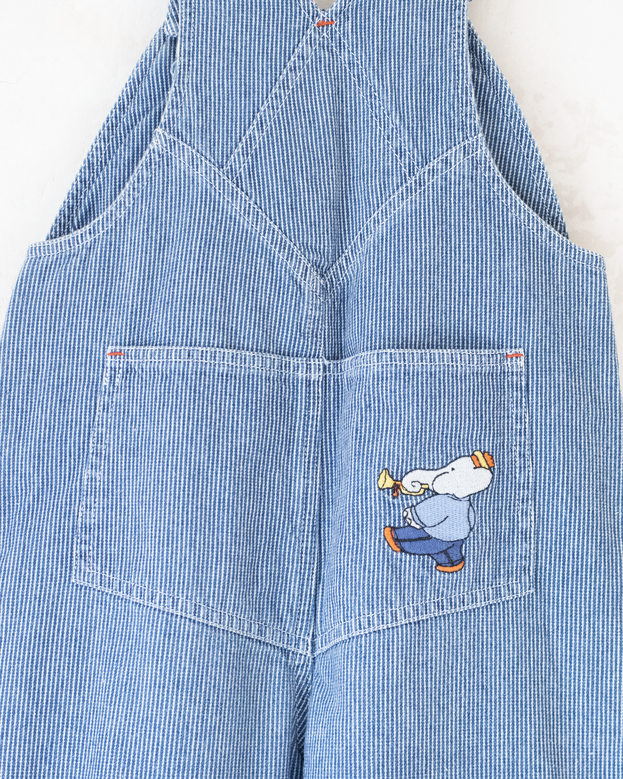 אוברול ג׳ינס עם רקמות של המלך בבר  | 3-4 שנים