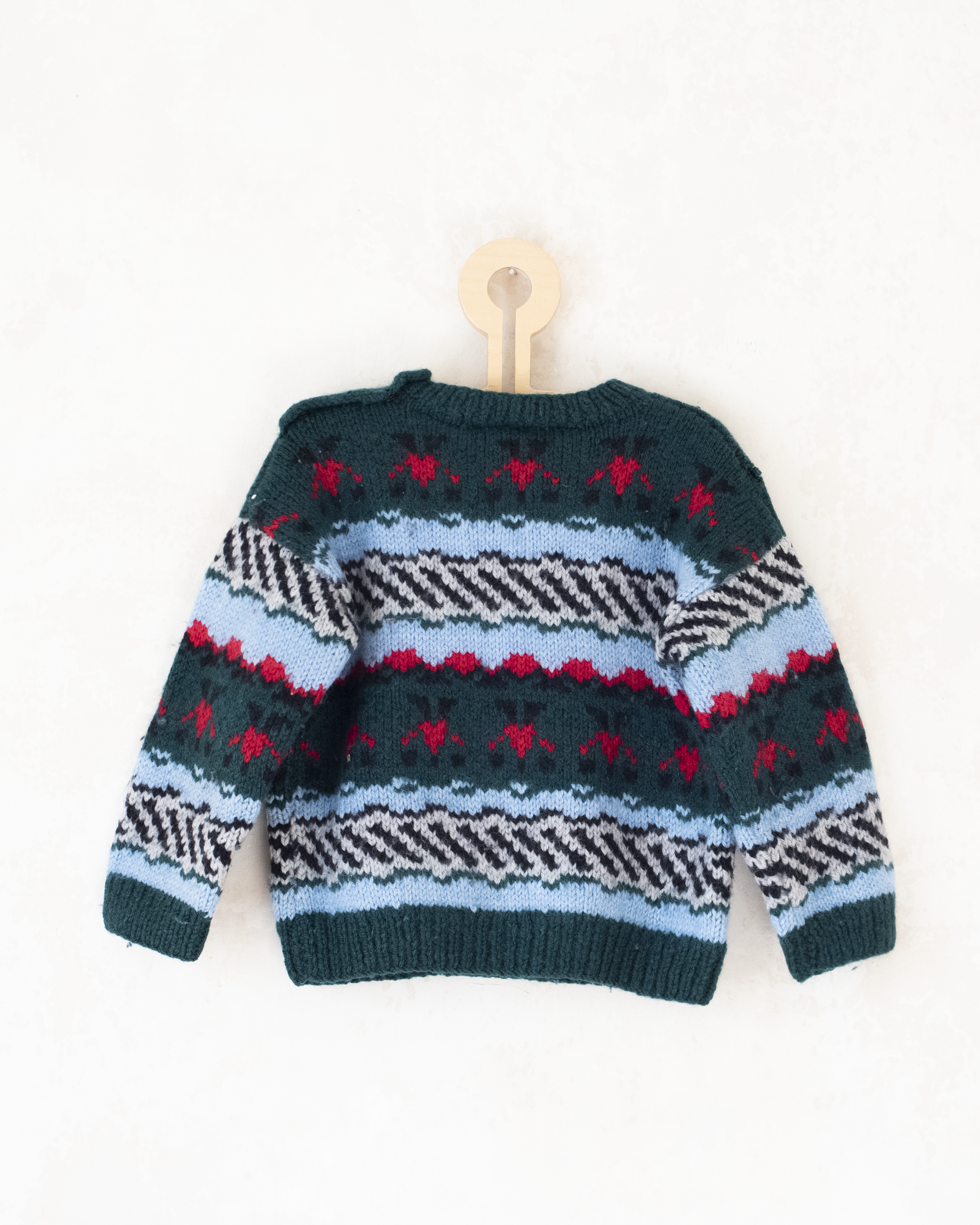 סוודר צמר מפנק וצבעוני | 3-4 שנים