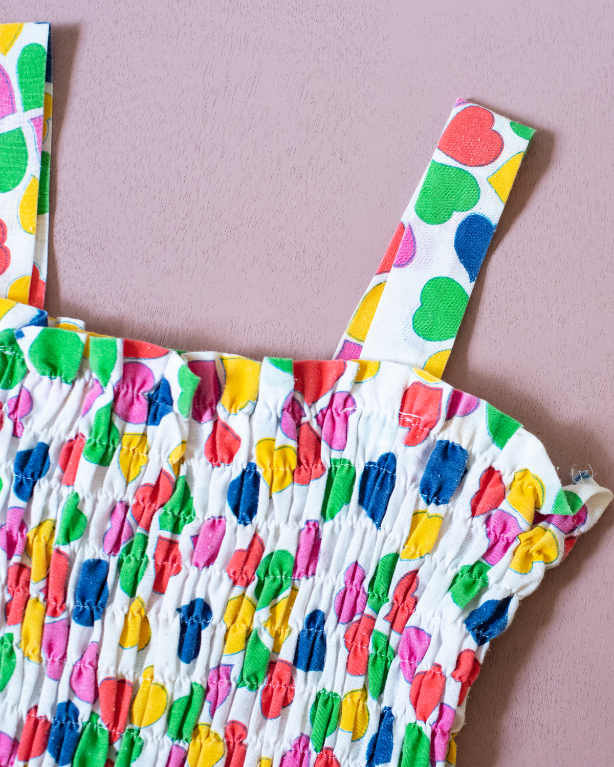 70s Heart Dress | 8-9 Years