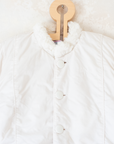 מעיל לבן עם פרווה מבית איב סאן לורן | 12-18 חודשים