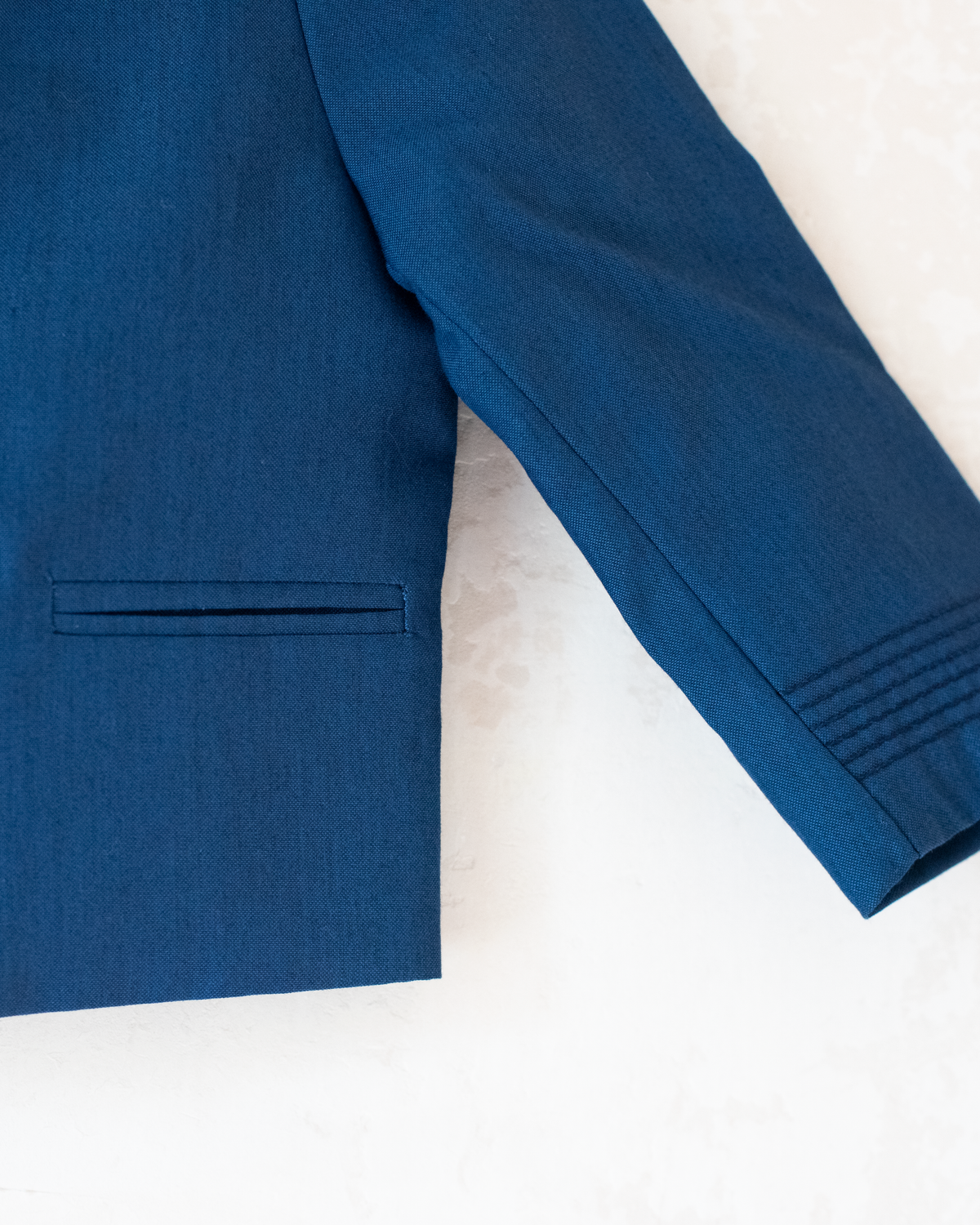 French tailored blue jacket | French deadstock | 2-3 years