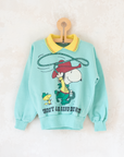 סווטשירט טורקיז בהיר עם סנופי הקאובוי | 5-6 שנים