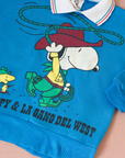 סווטשירט כחול עם סנופי הקאובוי | 5-6 שנים